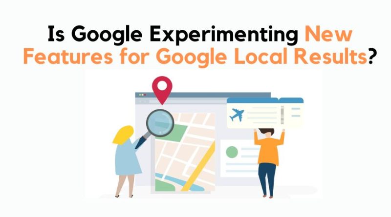 New Feature in Google Local Results